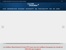 Tablet Screenshot of cccamdreambox.com